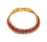 Bracelet pour femme - Chaîne complète en or - Accessoires polyvalents pour un usage quotidien - Ensemble de bijoux de mariage, taille unique, Métal, Pas de gemme