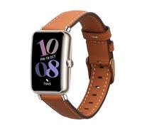kwmobile Bracelet Compatible avec Huawei Watch Fit mini - Bracelet de Rechange en Cuir Véritable pour Fitness Tracker