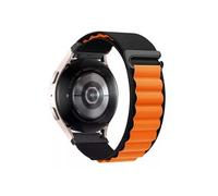Bracelet pour Galaxy Watch 4/4 Classic/5/5 Pro/6/6 Classic Boucle alpine Orange