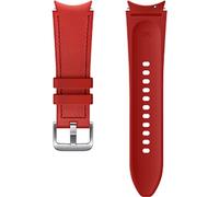 Bracelet pour Galaxy Watch 4 en cuir rouge taille S/M
