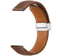 Bracelet pour Galaxy Watch 5 / 5 Pro / 4 Cuir Fermoir Boucle Magnétique marron G