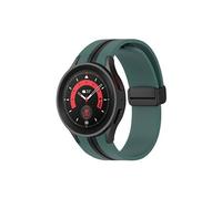 Bracelet pour Galaxy Watch 5 / 5 Pro / 4 Silicone Souple Bicolore vert / noir