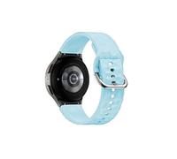 Bracelet pour Galaxy Watch 5 / 5 Pro / 4 Silicone Texturé Losange Bleu Clair