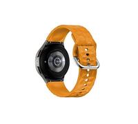 Bracelet pour Galaxy Watch 5 / 5 Pro / 4 Silicone Texturé Losange Jaune
