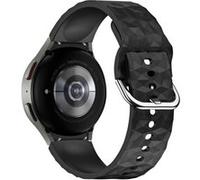 Bracelet pour Galaxy Watch 5 / 5 Pro / 4 Silicone Texturé Losange Noir G