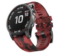 Bracelet pour Garmin Fenix 6/5/7/6 Pro/7 Pro/5 Plus, Bracelet Montre 22mm Silicone pour Forerunner 935/945/955/745, Approach S60/S62/Quatix 5/Instinct/Instinct 2