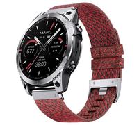 Bracelet pour Garmin Fenix 7x Sapphire Solar/7X Pro/6x Pro/6X/5 Plus/5/3/3 HR, Bracelet Quickfit 26mm en Nylon pour Enduro/Enduro 2, Instinct 2X, Descent MK1/2/2i/3/3i, Epix 51MM, Quatix 7X