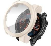 Bracelet pour Garmin Fenix 8 - 43 mm imoshion Full Cover Hardcase Beige G