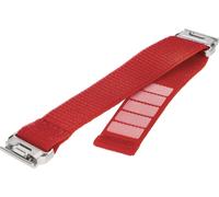 Bracelet pour Garmin Fenix 8 (51 mm) / 7X Pro / 7X / 6X Pro, QuickFit 26 mm, Fixed Nylon Sporty Strap, rouge