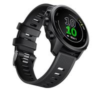 Bracelet pour Garmin Forerunner 245/245 music/Vivoactive 3, Bracelet 20mm Montre Connectée Compatible avec Garmin Forerunner 645/158/55 /Venu/Venu SQ/Venu 2 Plus/Vivomove HR(Noir)