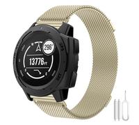 Bracelet pour Garmin Instinct 2 Montre, Double MagnéTique Metal Milanais en Acier Inoxydable Bracelet Compatible pour Garmin Instinct 2 Surf, Instinct, Instinct Tactical, Instinct Tide, Instinct Solar