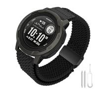 Bracelet pour Garmin Instinct 2 Nylon, 22mm Souple Elastique Extensible Nylon Sport Bracelet pour Garmin Instinct 3 45mm, INstinct Tactical, INstinct Tide, INStinct Esports, INStinct Solar