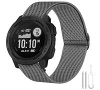 Bracelet pour Garmin Instinct, 22mm Bracelet de Remplacement réglable Nylon élastique Sport pour Garmin Instinct 2 Solar/Instinct/Instinct Tactical/Instinct Tide/Instinct Esports/Instinct Solar