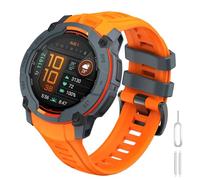 Bracelet pour Garmin Instinct 3 45mm, 22mm Bande Silicone Sport Remplacement Bracelets pour Garmin Instinct E 45mm/I nstinct 3 Solar 45 mm/I nstinct 3 AMOLED 45 mm