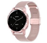 Bracelet pour Garmin Venu 4 41 mm/Venu 3S/Venu 2S/Vivoactive 4S, Mailles D'acier Inoxydable 18 mm Bracelet pour Withings Steel HR 36 mm/Fossil Q Venture, Fermoir Rapide, Aspect Métallique Léger