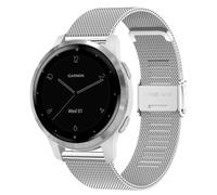 Bracelet pour Garmin Venu 4 41 mm/Venu 3S/Venu 2S/Vivoactive 4S, Mailles D'acier Inoxydable 18 mm Bracelet pour Withings Steel HR 36 mm/Fossil Q Venture, Fermoir Rapide, Aspect Métallique Léger
