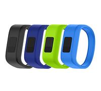 Bracelet pour Garmin Vivofit Jr / Vivofit Jr. 2, bracelet de rechange en silicone souple pour tracker d'activité Garmin Vivofit Jr / Vivofit Jr. 2, petit, grand (4 bandes-garçon, petit : 14,5 cm)