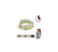 Bracelet pour Google FitbitAir - Sangle de rechange respirante en nylon extensible et imperméable - Bracelet tissé réglable avec boucle classique - Pour tracker d'activité sans écran