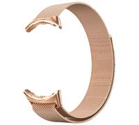 Bracelet pour Google Pixel Watch Acier Inoxydable Milanais Magnétique Rose champagne