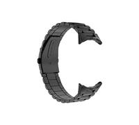 Bracelet pour Google Pixel Watch Maillons en Acier Inoxydable a Boucle Papillon Noir
