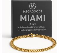 Bracelet pour homme 3mm en acier inoxydable massif DE.
