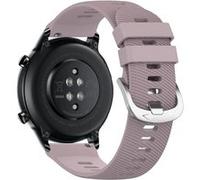 Bracelet Pour Honor Magic Watch 2 46mm Silicone Texturé Gris Lavande