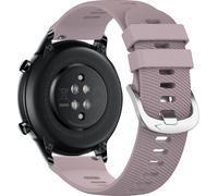 Bracelet Pour Honor Magic Watch 2 46mm Silicone Texturé Gris Lavande