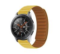 Bracelet Pour Honor Magic Watch / Gs3 Silicone Souple Attache Magnétique Jaune