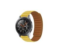 Bracelet pour Honor Magic Watch / GS3 Silicone Souple Attache Magnétique Jaune