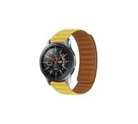 Bracelet pour Honor Magic Watch / GS3 Silicone Souple Attache Magnétique Jaune