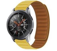 Bracelet pour Honor Magic Watch / GS3 Silicone Souple Attache Magnétique Jaune