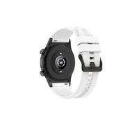 Accessoires bracelet et montre connectée Avizar Bracelet pour Honor Watch GS3 Silicone Soft Touch et Ajustable - Blanc