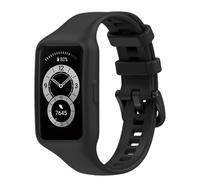 Bracelet pour Huawei Band 7 / 6 Pro / 6 / pour Honor Band 6 Silicone Souple Noir