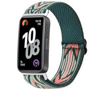 Bracelet pour Huawei Band 8/9/10, élastique réglable en nylon, bande élastique et respirante avec lien en métal