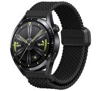 Bracelet pour Huawei GT4/GT3/GT2e, Galaxy W3 45mm et Gear S3 Frontier/Classic, 22mm Réglable Nylon millimètre