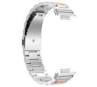 Bracelet pour Huawei Watch Fit 2 Maille Acier Inoxydable Bicolore Avizar argent / rose gold