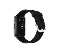 Bracelet pour Huawei Watch Fit 2 Silicone Résistant Sangle à Trous Avizar noir