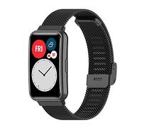 Bracelet pour Huawei Watch Fit/Fit New/Special Edition - Acier Inoxydable, Réglable, Accessoire de Rechange - Taille L