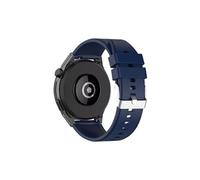 Bracelet pour Huawei Watch GT Runner Silicone Renforcé avec Boucle Argentée - Bleu Nuit