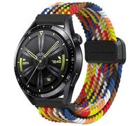 Bracelet pour Huawei Watch GT4 46 mm/GT3 46 mm/GT2 46 mm, 22 mm, magnétique, réglable, en nylon, pour Huawei Watch GT4 Pro/GT3 Pro/GT2 Pro/GT2e/Galaxy Watch 3 45 mm/Galaxy Gear S3 Frontier/Classic