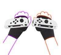 Bracelet pour Just Dance 2024 2023, 2022, 2021, 2020, Brassard Compatible Avec Nintendo Switch/OLED Dance, Accessoires de Jeu Mains Libres pour Manette Joycon Blanc