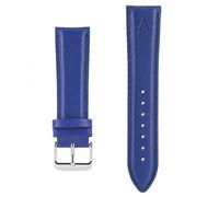 Akteo Bracelet pour Montre 22 mm Cuir Bleu