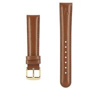 bracelet pour montre akteo boucle dorée 18 mm cuir marron