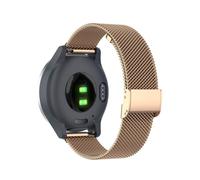 Bracelet Pour Montre Connectée 18Mm Maille Bracelet En Acier Inoxydable Pour Garmin Vivomove 3 S-4S Vivoactive -Or Rose