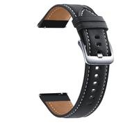 Bracelet Pour Montre Connectée Montre En Cuir Véritable De Haute Qualité De 22Mm Pour Samsung Galaxy Watch3 45Mm R840 -Noir