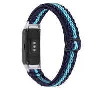 Bracelet Pour Montre Connectée Pour Samsung Galaxy Fit R370 Work Elastic Word Band Touj,Bleu Nuit