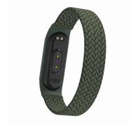 Bracelet Pour Montre Connectée Remplacement Montre Nylon Élastique (Taille: L) Pour Xiaomi Mi Band 3-4-5 -Vert