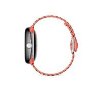 Google Bracelet pour montre intelligente Tissé pour Pixel Watch 137-203 mm Corail