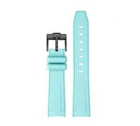 Bracelet pour Omega X Swatch Joint MoonSwatch Seamaster 300 Hommes Femmes 20 mm Caoutchouc Silicone Extrémité Courbe, 20 mm