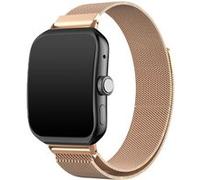 Bracelet pour Oppo Watch 3 Pro Acier Inoxydable Milanais Magnétique Avizar Rose Gold G